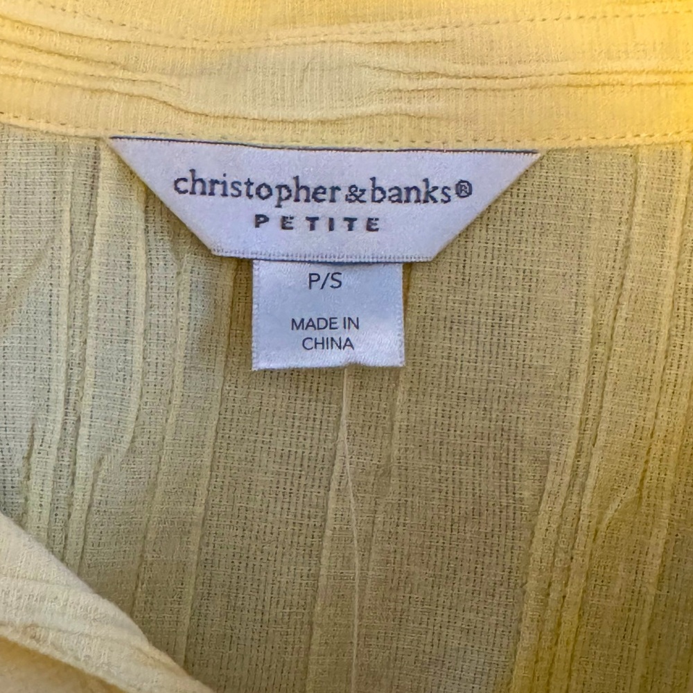 Women’s Christopher & Banks long sleeve top. New with tags. Petite small. - Picture 3 of 4